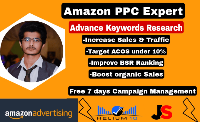 Gig Preview - Setup amazon PPC campaign with advanced keyword research, be amazon PPC expert