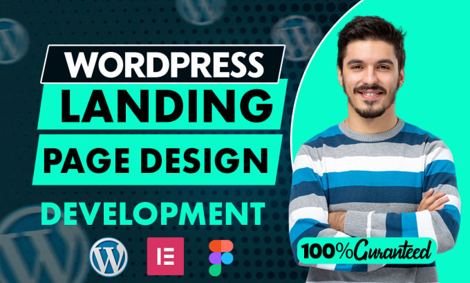 Gig Preview - Create responsive wordpress landing page design, elementor landing page