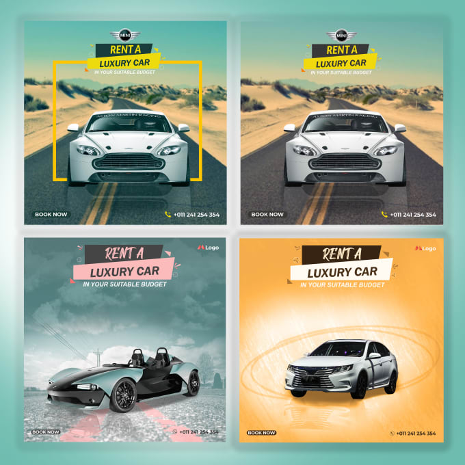 Gig Preview - Design luxury car banner, ads, web banners, car selling poster, promotional ads