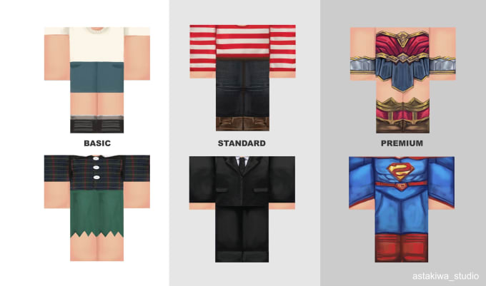 Gig Preview - Make 2d sprite art, minecraft, roblox custom skin