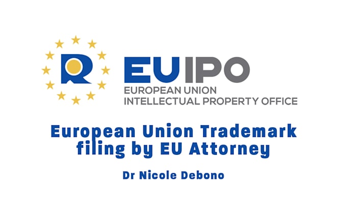 Gig Preview - File your trademark application as your eu trademark lawyer