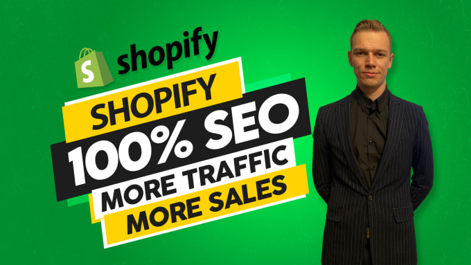 Gig Preview - Do shopify seo optimization in german to boost your sales and traffic