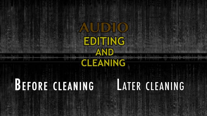 Gig Preview - Edit, clean and fix the sound in your audio or video file