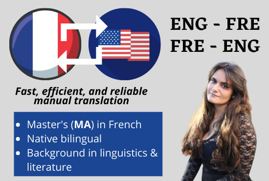 Bestseller - translate proofread english to french and french to english