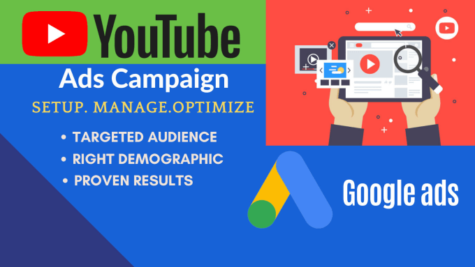 Gig Preview - Do youtube video promotion with google ads, video SEO, channel growth manager