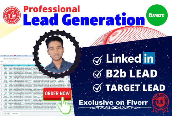 Gig Preview - Provide b2b lead generation for your targeted industry