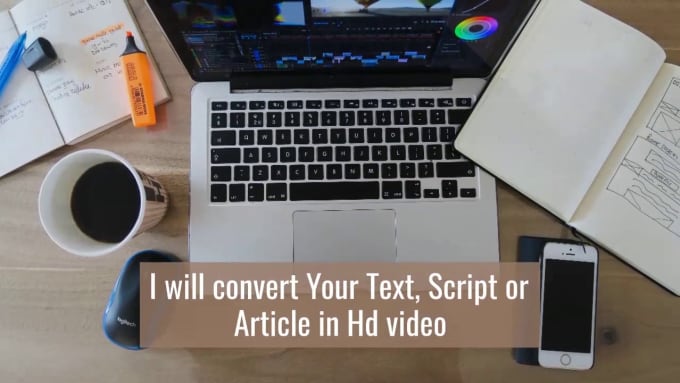 Gig Preview - Convert article to video in 24 hrs