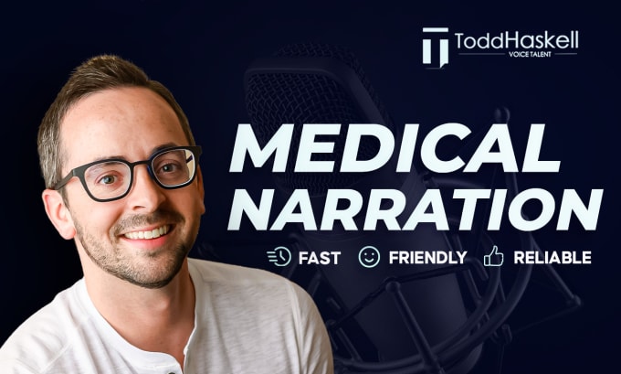 Gig Preview - Record your medical, technical, professional narration