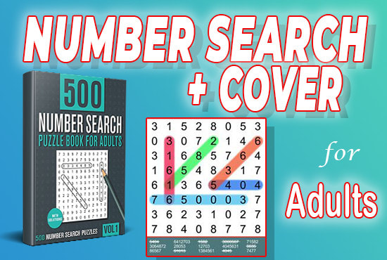 Gig Preview - Create a number searches book with cover for amazon KDP