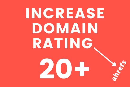 Gig Preview - Increase domain rating ahrefs to dr 20 plus