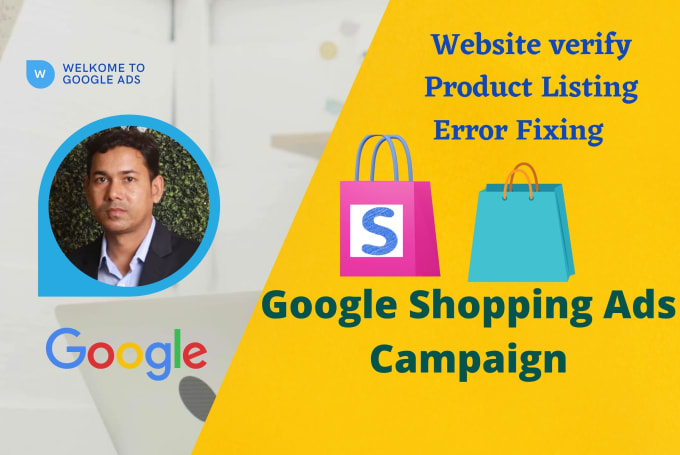 Gig Preview - Setup google shopping ads campaign optimize and remarketing