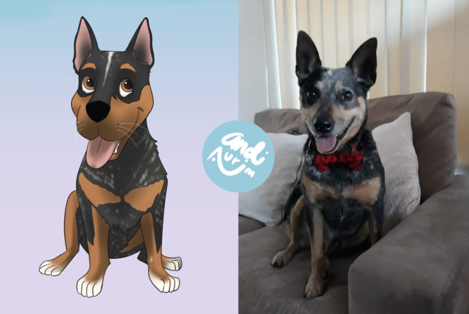 Gig Preview - Draw your pet in awesome disney style