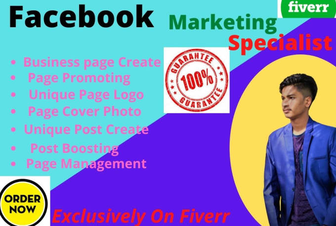 Gig Preview - Do facebook marketing or promotion for your business in the USA