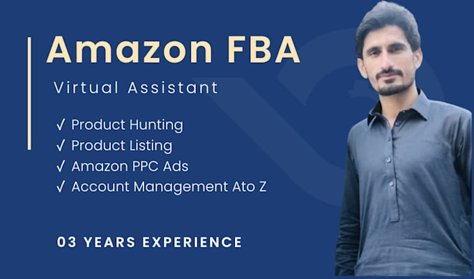 Gig Preview - Be your virtual assistant for amazon fba