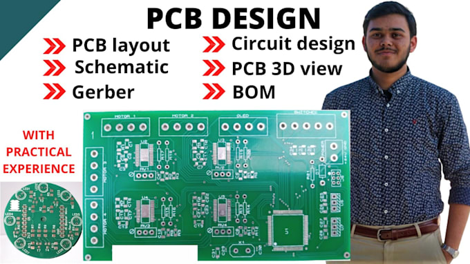 Gig Preview - Create schematics and design pcb using altium, eagle or kicad