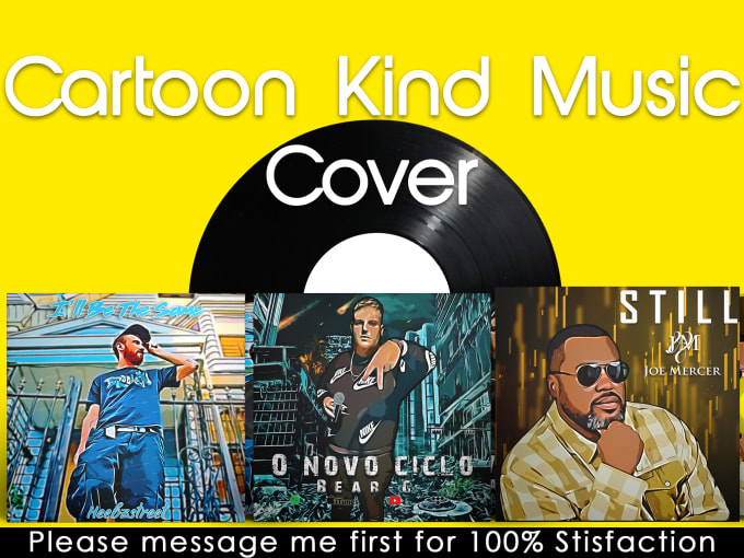 Gig Preview - Design cartoon kind music cover