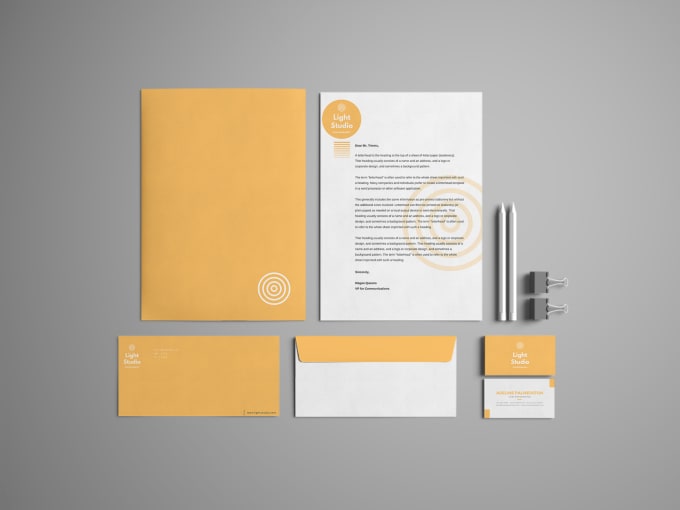 Gig Preview - Do professional, buisness cards and full branding stationery