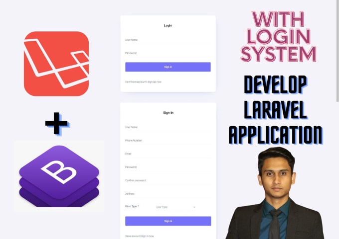 Gig Preview - Develop an admin panel, CRM, cms, inventory system or website with PHP laravel