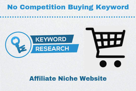 Gig Preview - Do no competition amazon affiliate buying keyword research