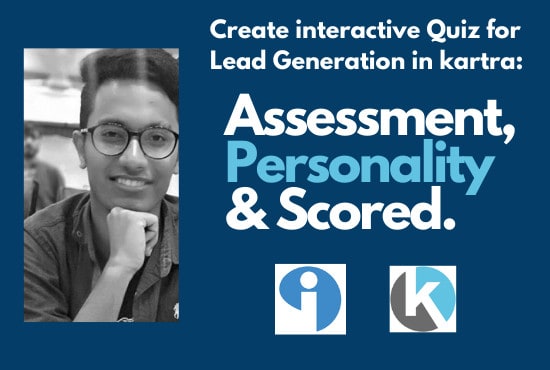 Gig Preview - Create an interactive quiz for lead generation in kartra