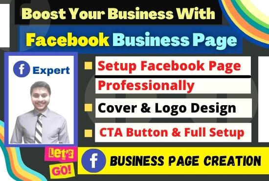 Gig Preview - Do professional facebook business page creation as a social media manager