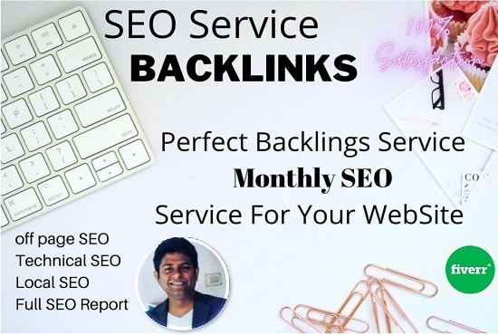 Gig Preview - Do provide complete monthly SEO service with quality backlinks