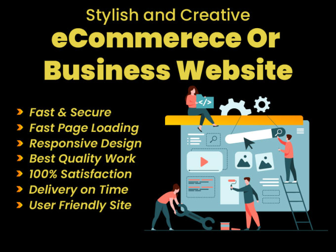 Gig Preview - Create wordpress business site, portfolio, ecommerce, blogs