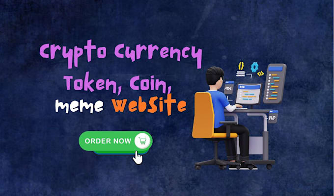 Gig Preview - Create a crypto currency token, coin, meme website