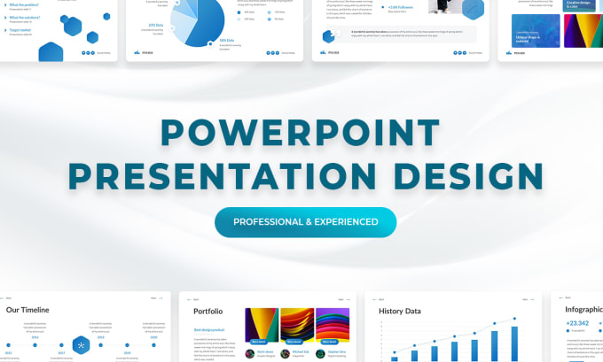 Gig Preview - Design company presentation for a professional pitch deck