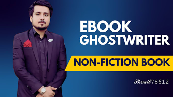 Gig Preview - Be your ghostwriter,ebook writer on any length