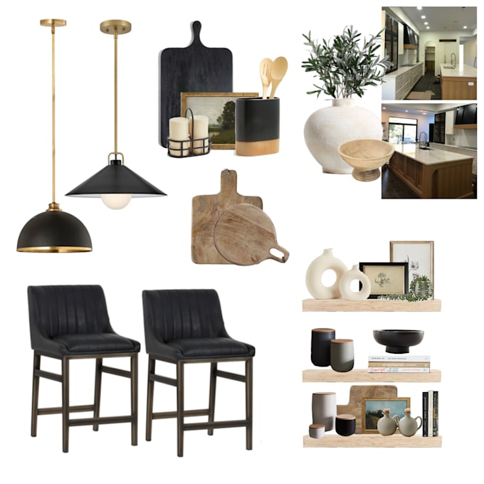 Gig Preview - Interior design mood boards floorplans clickable shopping lists finishing touch