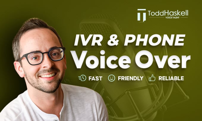 Gig Preview - Record your american IVR, phone, or voicemail message