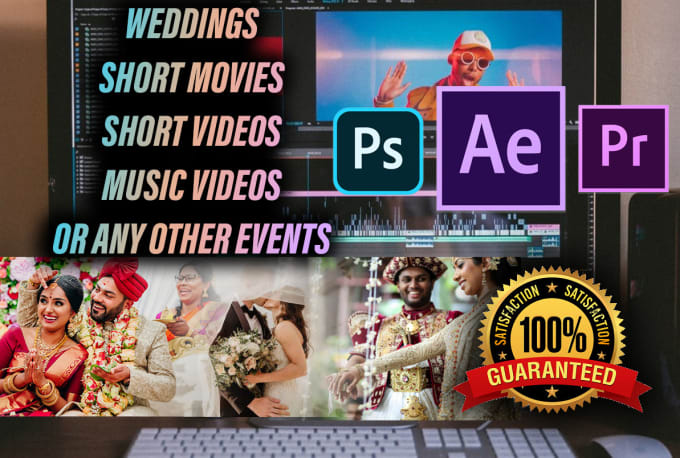 Gig Preview - Edit wedding or any type of video professionally