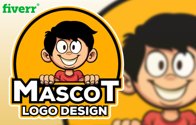 Gig Preview - Draw unique and vibrant cartoon mascot logo design for your business