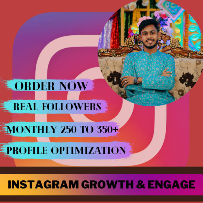 Gig Preview - Do instagram marketing to grow real followers and engagement