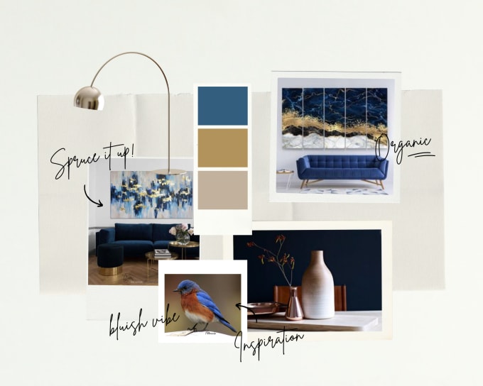 Gig Preview - Create interior design mood boards