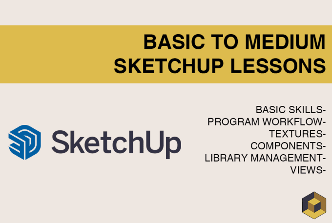 Gig Preview - Teach you sketchup and for modeling and rendering