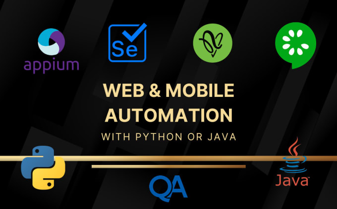 Gig Preview - Write test automation scripts using selenium and appium