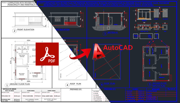 Gig Preview - Do PDF to autocad