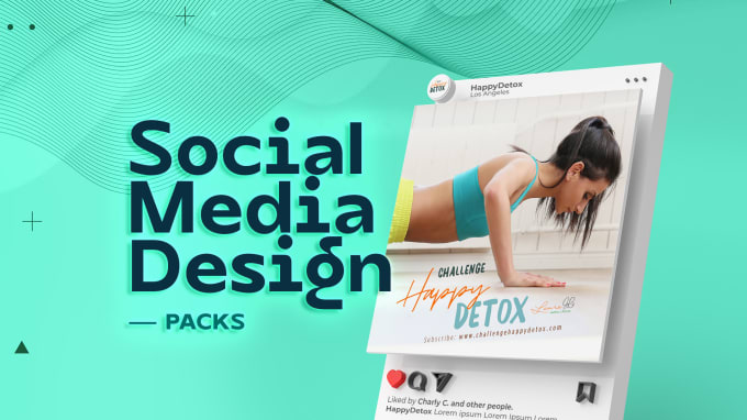 Gig Preview - Design a professional social media pack