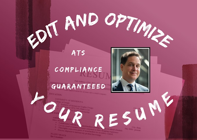 Gig Preview - Edit and optimize your resume to be ats compliant