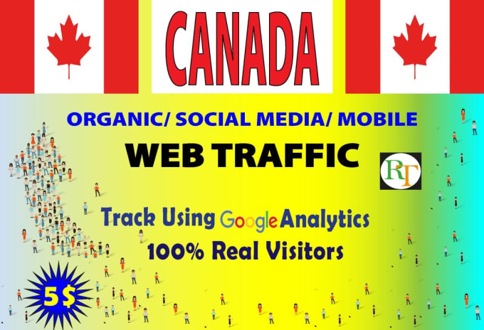 Gig Preview - Provide canada organic social media or mobile traffic