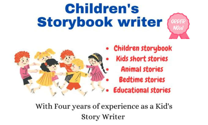 Gig Preview - Be your childrens story book writer or fiction writer