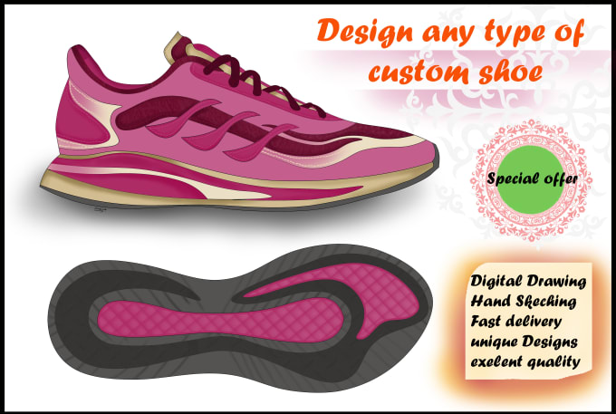 Gig Preview - Design custom shoes, sneakers for you