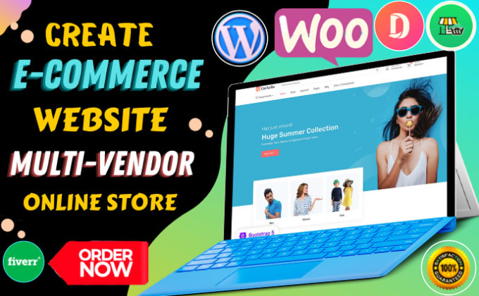 Bestseller - build ecommerce website or multivendor online store by woocommerce, dokan, wcfm