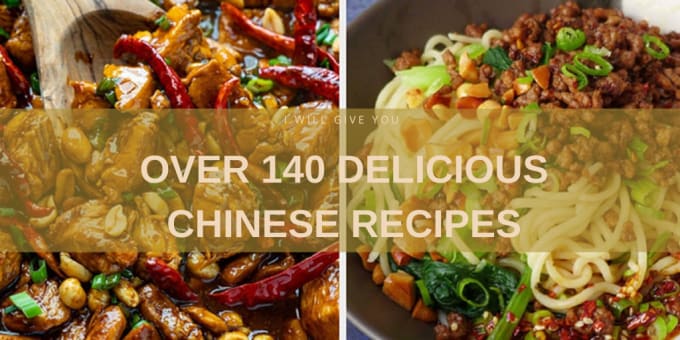 Gig Preview - Give you over 140 tasty chinese recipes