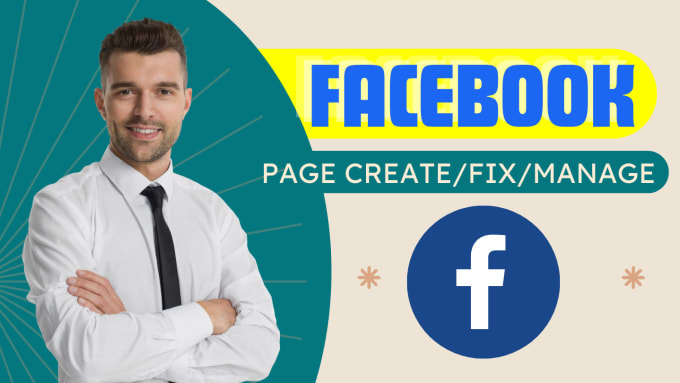 Gig Preview - Fix or create facebook business page also manage social media