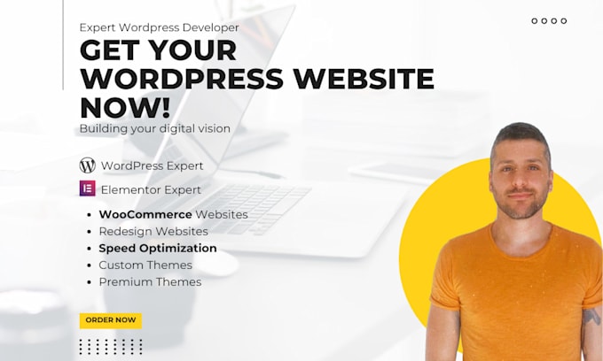 Gig Preview - Develop a responsive wordpress website or redesign wordpress