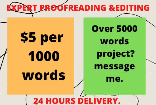 Gig Preview - Provide expert proofreading and copy editing services