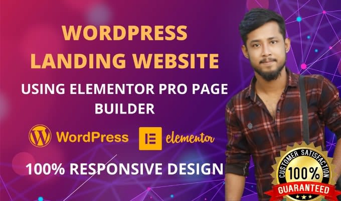 Gig Preview - Design or redesign wordpress landing page, squeeze page, using elementor pro